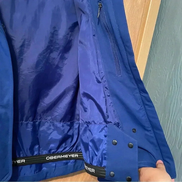 Blue Purple Obermeyer Ski / Snowboard Winter Jacket Size 10 Petite - Picture 5 of 11